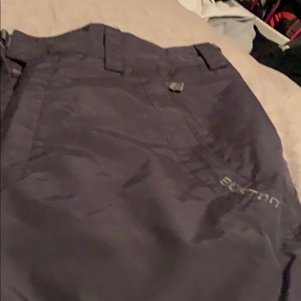 Button snowboard pants